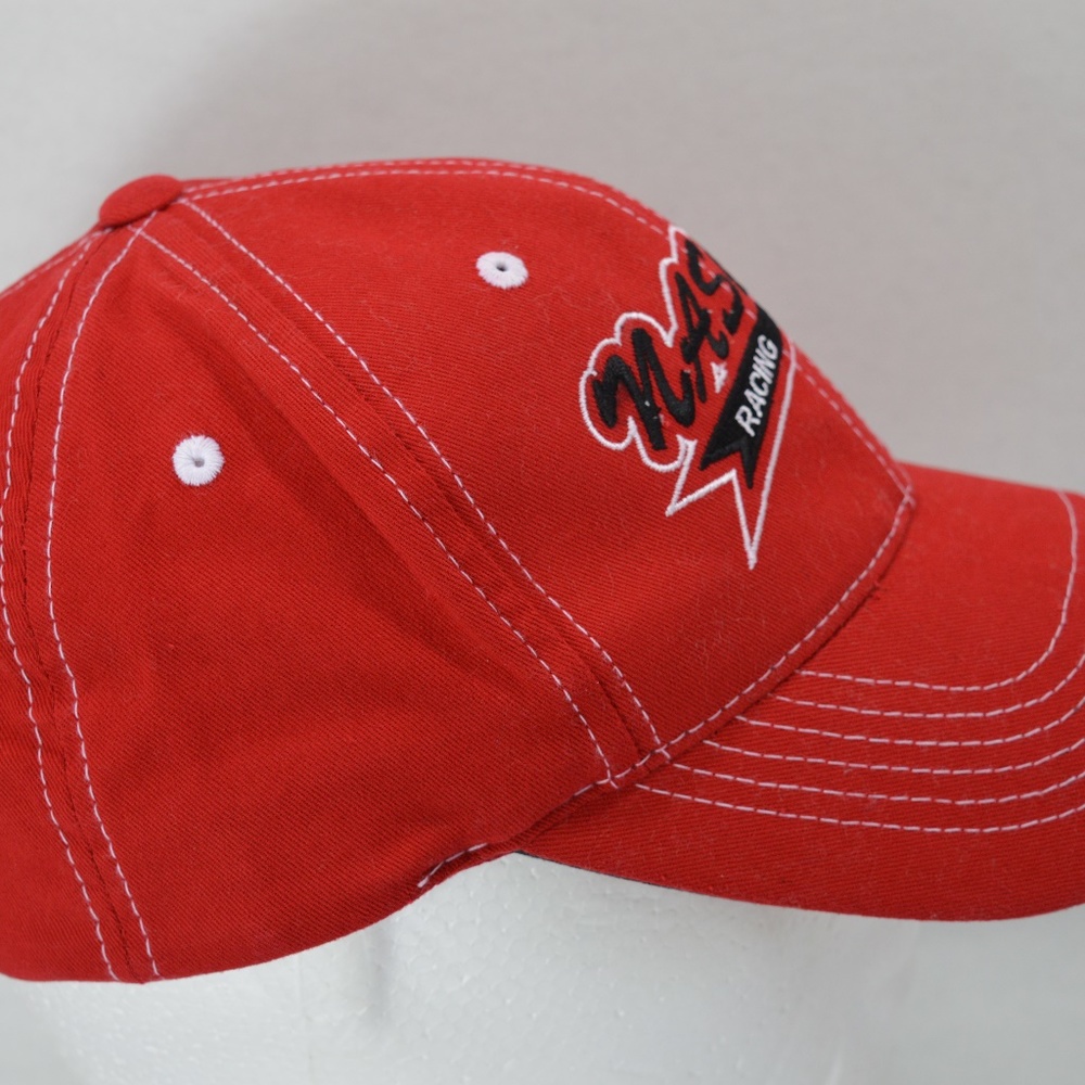 Nascar Red Racing Adjustable Hat - Picture 4 of 8